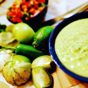 Tomatillo-Avocado Salsa, Screaming Goat Taqueria, Sarasota, Florida